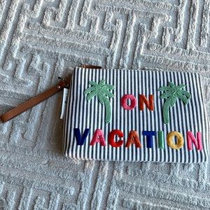 Talbots on vacation clutch wristlet